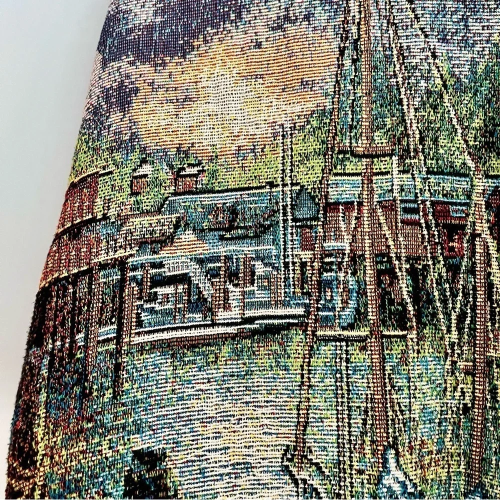 VTG Sugar Street Weavers Jacket Adult One Size AOP Tapestry 90’s Nicky Boehme - Picture 8 of 16